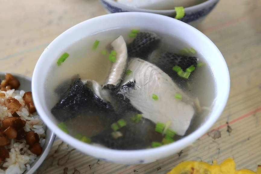 王氏魚皮的魚肉湯
